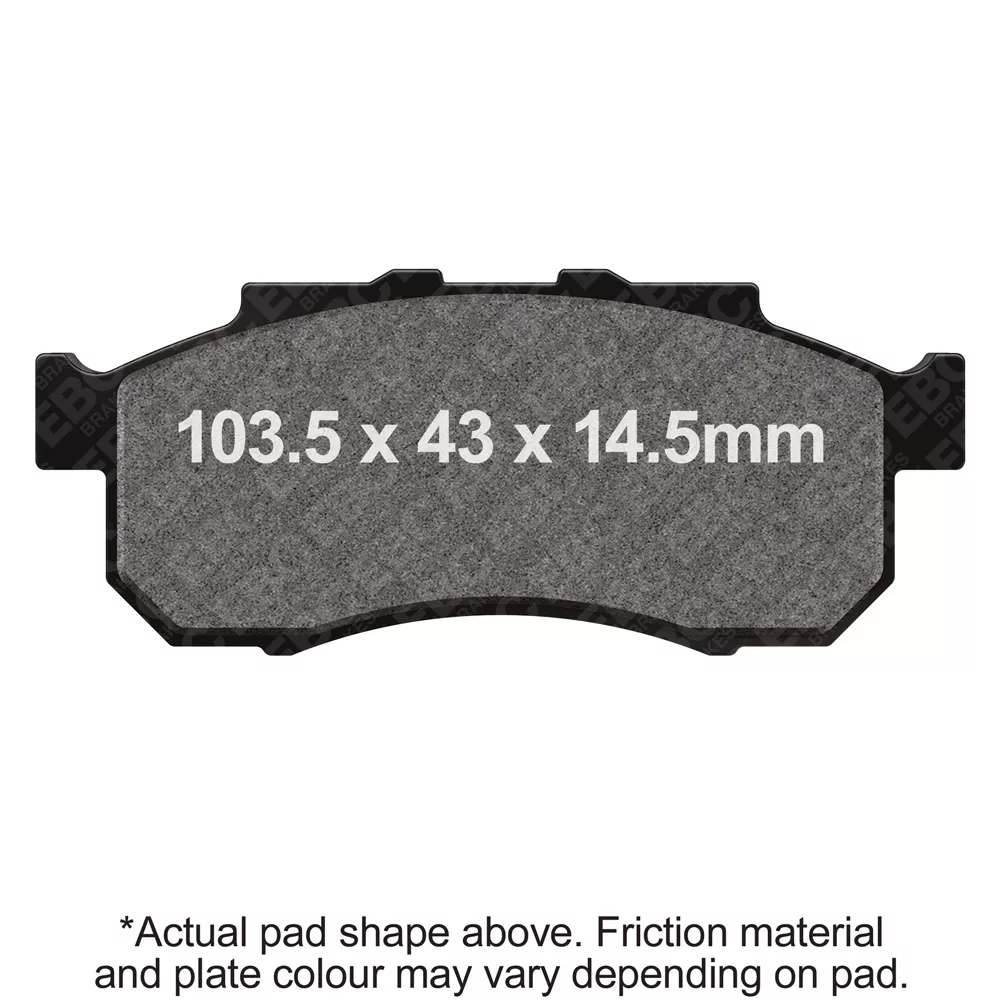 EBC Brakes Off Road Motorcycles TT Hybrid Carbon Brake Pad - FA712TT