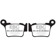 EBC Brakes Off Road Motorcycles TT Hybrid Carbon Brake Pad - FA368TT