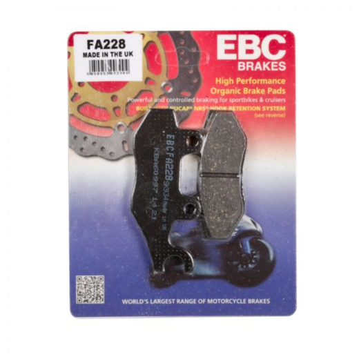 EBC Brakes Motorcycles Organic Brake Pad -  FA228