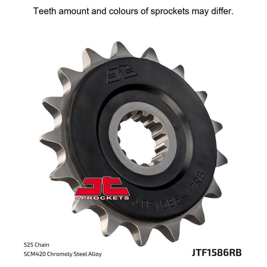 JT Sprockets Rubber Cushioned Front Sprocket - JTF1586.16RB - 525 Pitch