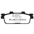 EBC Brakes Off Road Motorcycles TT Hybrid Carbon Brake Pad - FA427TT