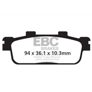 EBC Brakes Off Road Motorcycles TT Hybrid Carbon Brake Pad - FA427TT