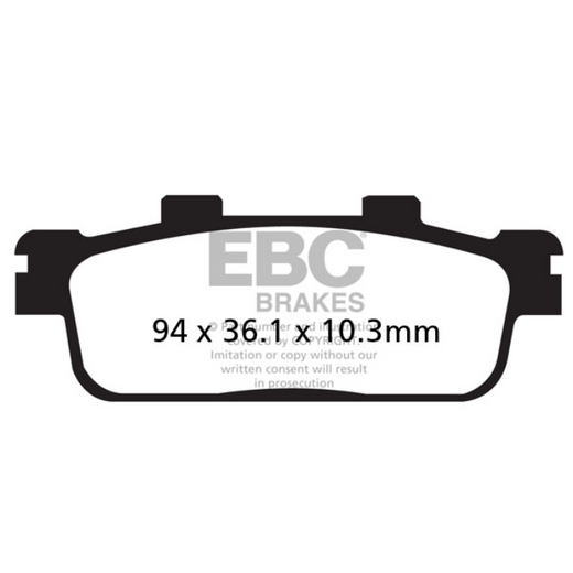EBC Brakes Off Road Motorcycles TT Hybrid Carbon Brake Pad - FA427TT