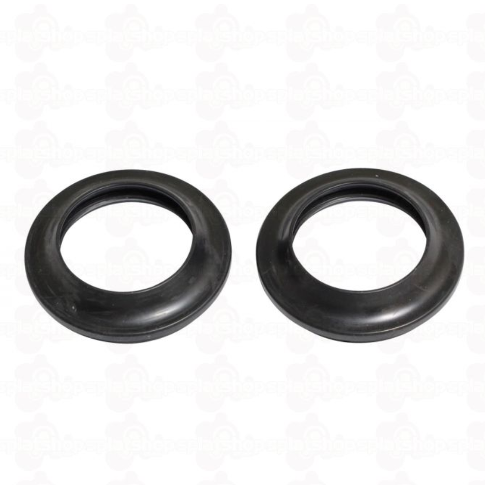Ariete ARI.115 pair of dust seals, 36 x 48.5/52.5 x 6/14 Y cap, showing close-up of rubber seals for machinery or equipment.