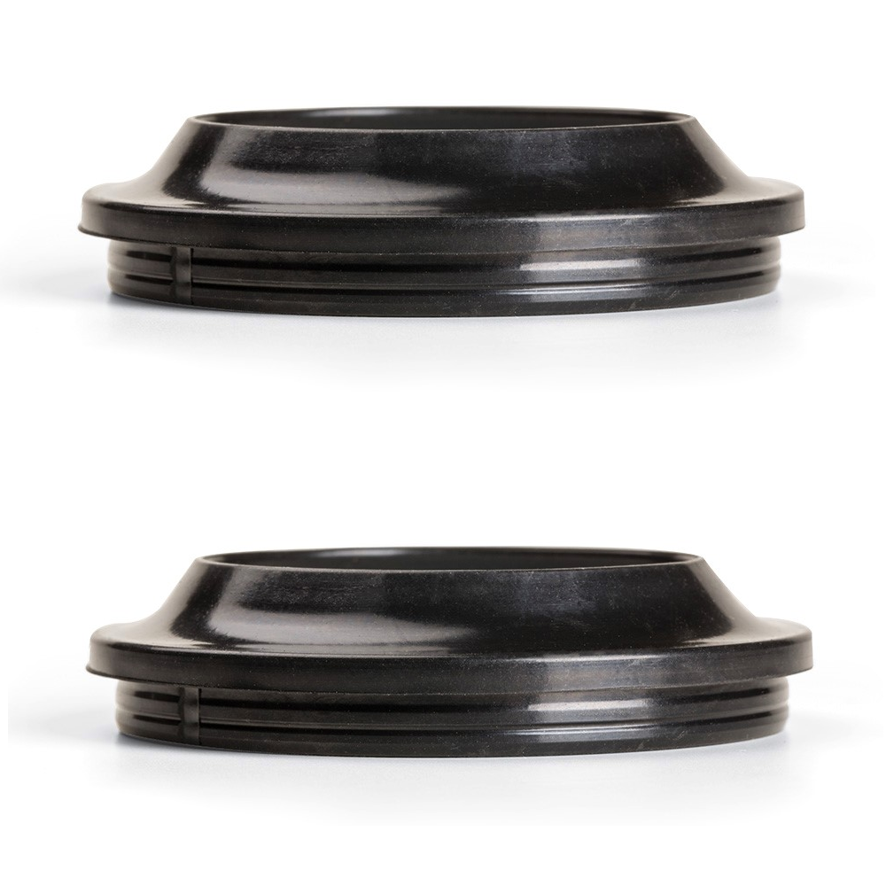 Ariete ARI.140 dust seals pair with 33 x 46.5/53 x 5.8/15 x icy cap, featuring rubber sealing surfaces for machinery.