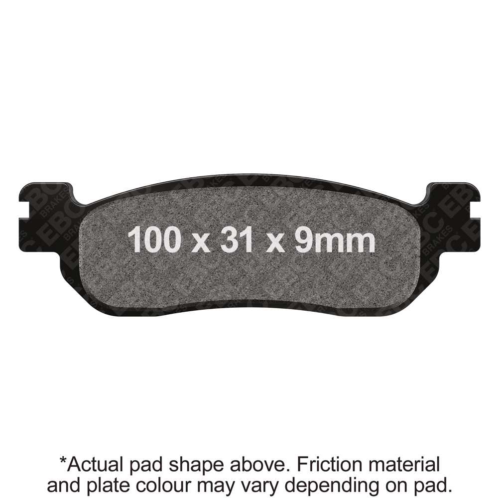 EBC Brakes Scooters HH Slintered Brake Pad -  SFA275HH