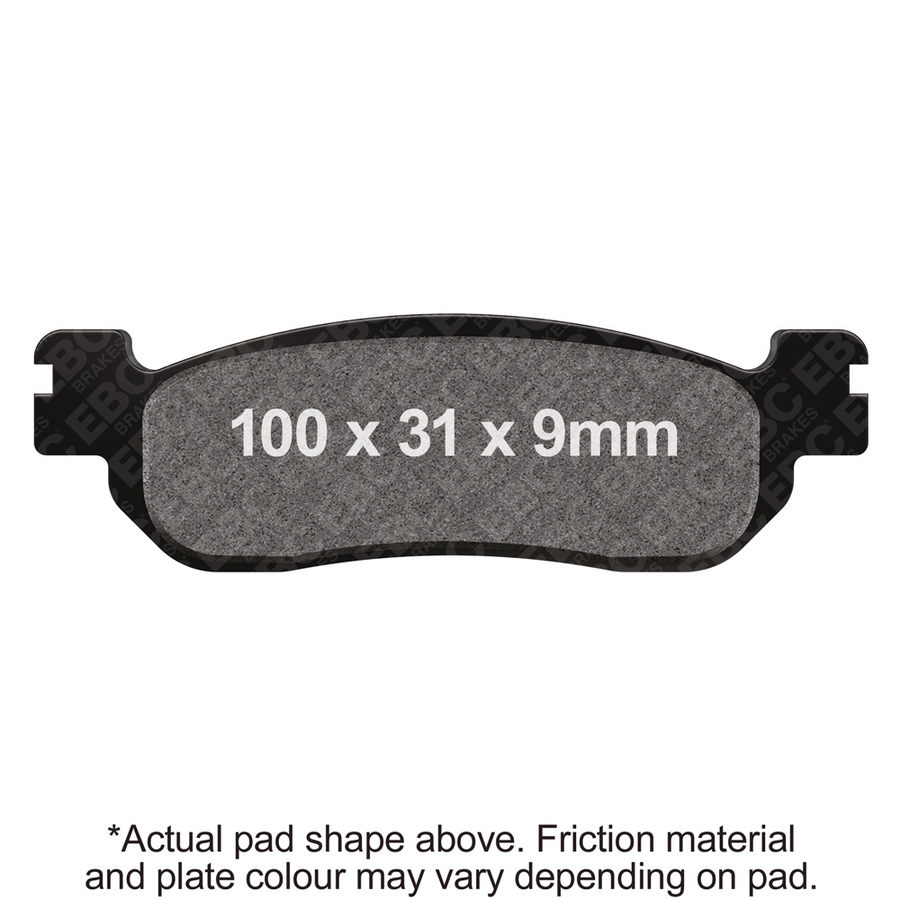 EBC Brakes Scooters HH Slintered Brake Pad -  SFA275HH