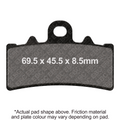 EPFA606HH - EBC EXTREME PRO SINTER BRAKE PADS