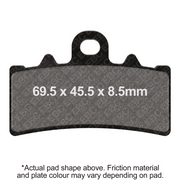 EPFA606HH - EBC EXTREME PRO SINTER BRAKE PADS