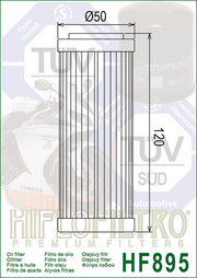 HifloFiltro Premium Oil Filter - HF895