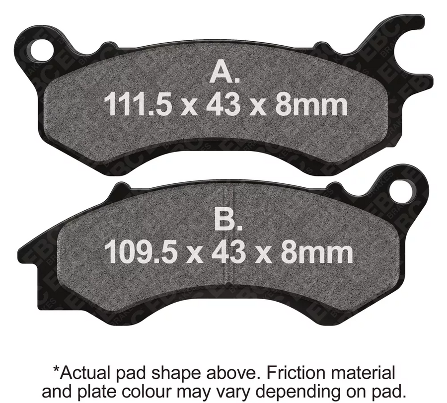 EBC Brakes Scooters HH Slintered Brake Pad -  SFA709HH