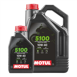 Motul 5100 10W40 4T Promo 4 Litres + 1 Litre Free