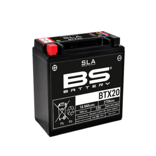 BS Battery Factory charged - BS-BTX20 / BTX20H SLA - thebikeguys