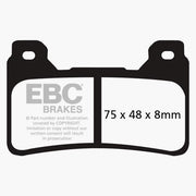EBC Brakes Motorcycles HH Sintered Brake Pad - FA390HH