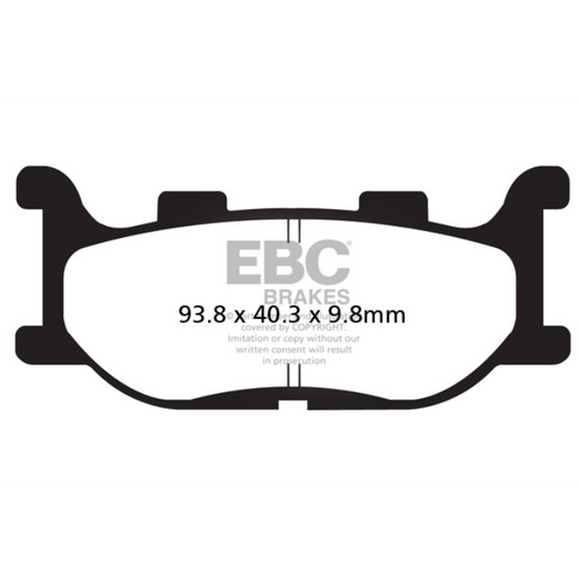 EBC Brakes Scooters HH Slintered Brake Pad -  SFA199HH
