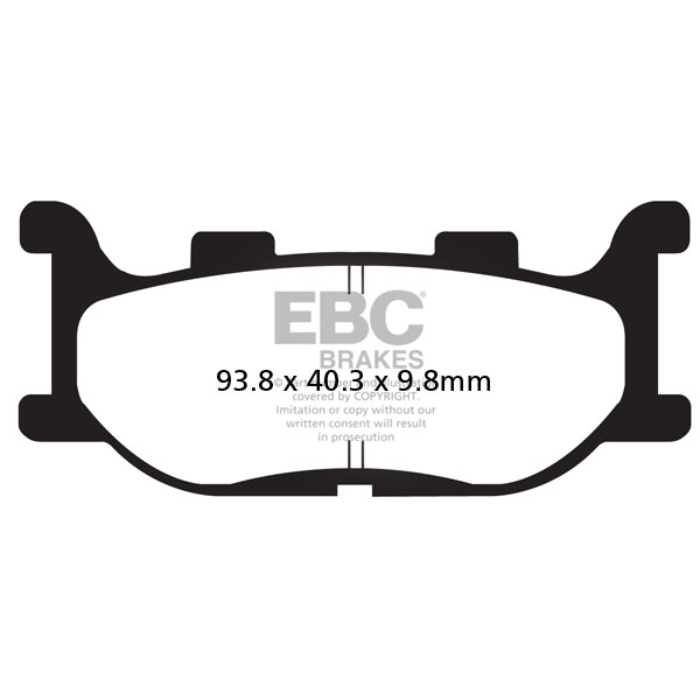 EBC Brakes Scooters HH Slintered Brake Pad -  SFA199HH