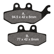 EBC Brakes Motorcycles Organic Brake Pad -  FA374