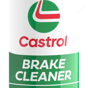 Castrol Brake Cleaner 500ml spray bottle with label, used for cleaning and degreasing vehicle brake parts.