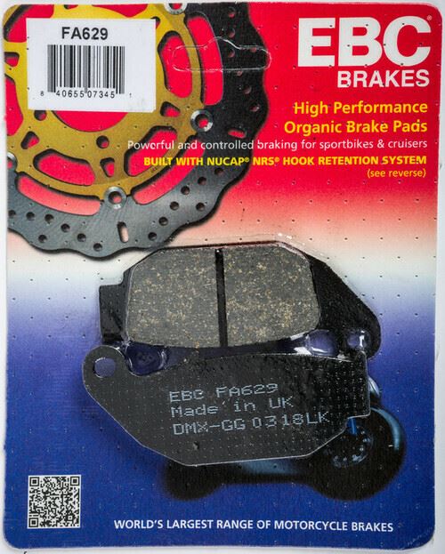 EBC Brakes Motorcycles Organic Brake Pad -  FA629