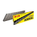 DID  520 Pitch  "VX3" Steel Street / ATV Pro X-Ring Drive chain 78 Links Clip and Press-fit Link 800cc Max
