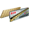 DID  520 Pitch  "ZVMX" Gold & Gold Street Super X-Ring  Drive Chain 98 Links Rivet Link 1200cc Max
