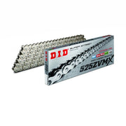 D.I.D 525 Pitch ZVMX Steel Street Super X-Ring Drive Chain with 128 links and rivet link for 1300cc max engines