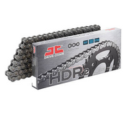 D.I.D heavy-duty 428 drive chain with split connecting link, suitable for up to 200cc engines, featuring 130L length and sprockets.