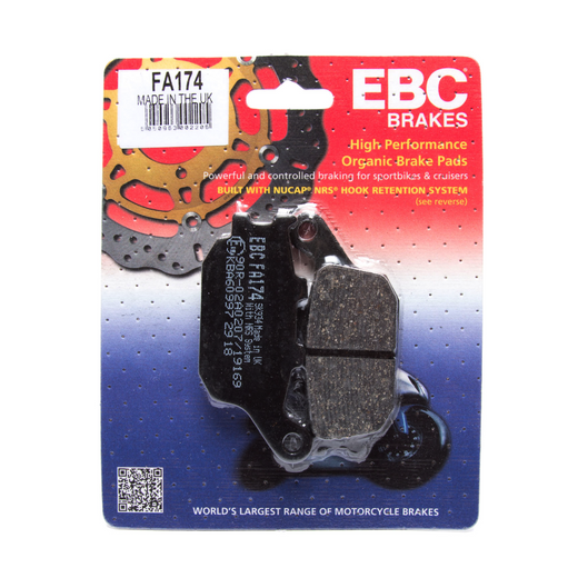 EBC Brakes Motorcycles Organic Brake Pad -  FA174
