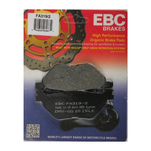 EBC Brakes Motorcycles Organic Brake Pad -  FA319/2