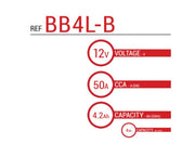 BS Battery Factory charged - BS-BB4L-B SLA