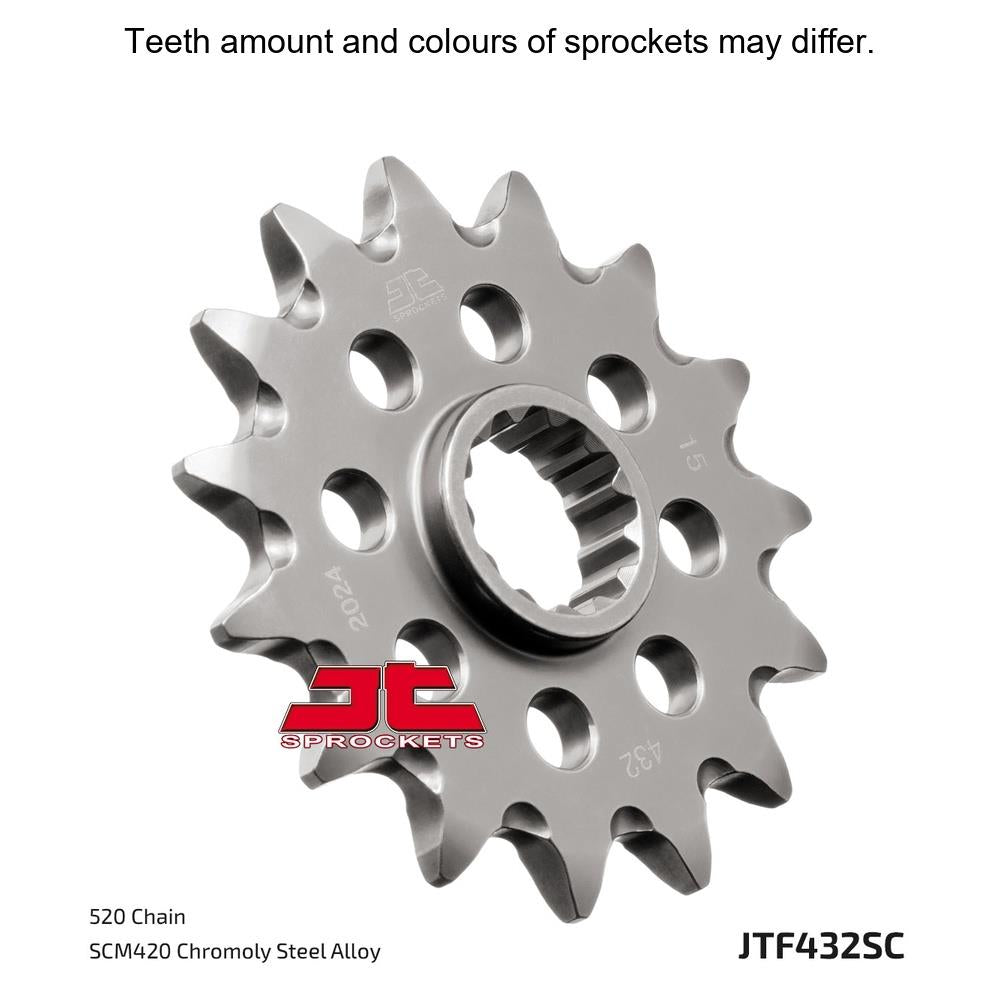 JT Sprockets Self Cleaning Lightweight Front Sprocket - JTF432.14SC - 520 Pitch