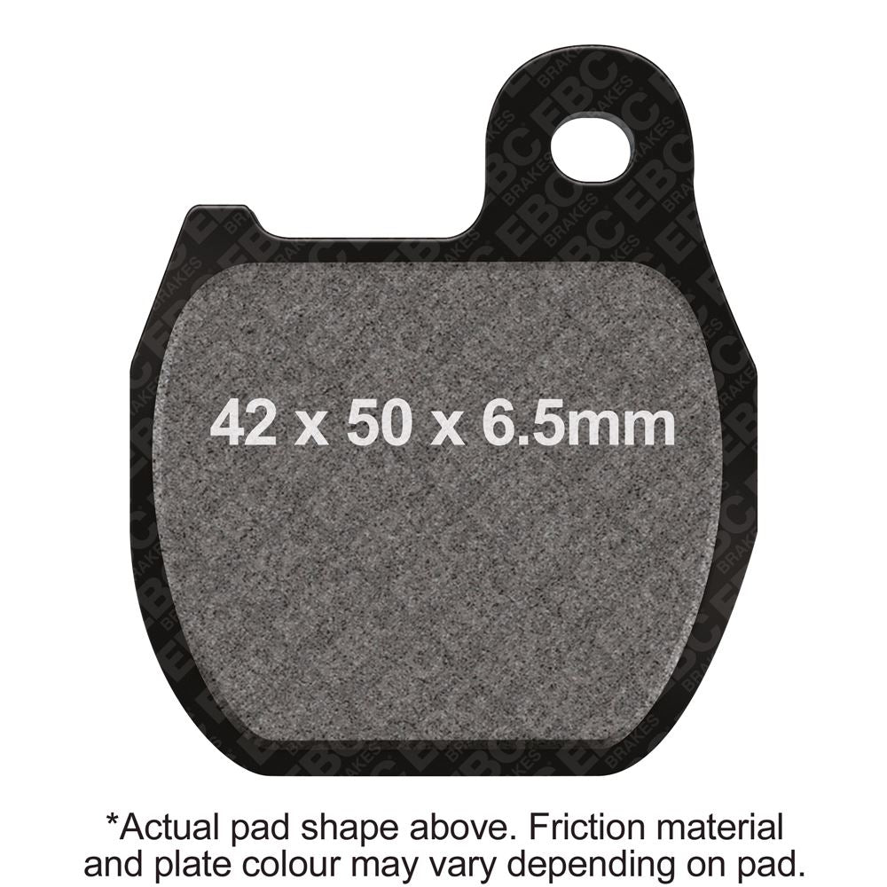 EBC Brakes Off Road Motorcycles TT Hybrid Carbon Brake Pad - FA624TT