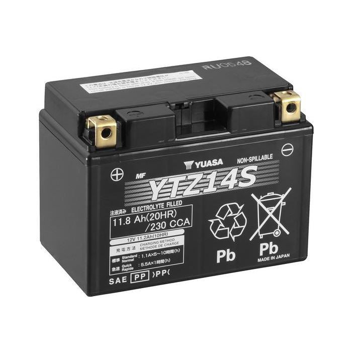 YTZ14S (WC) 12V Yuasa High Performance MF VRLA Battery