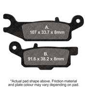 EBC Brakes Motorcycles Dirt Sintered Brake Pad - FA444R