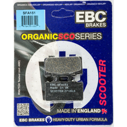 EBC Brakes Scooters organic Brake Pad - SFA151