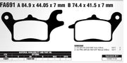 EBC Brakes Motorcycles HH Sintered Brake Pad - FA691HH