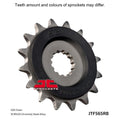 JT Sprockets Rubber Cushioned Front Sprocket - JTF565.15RB - 520 Pitch