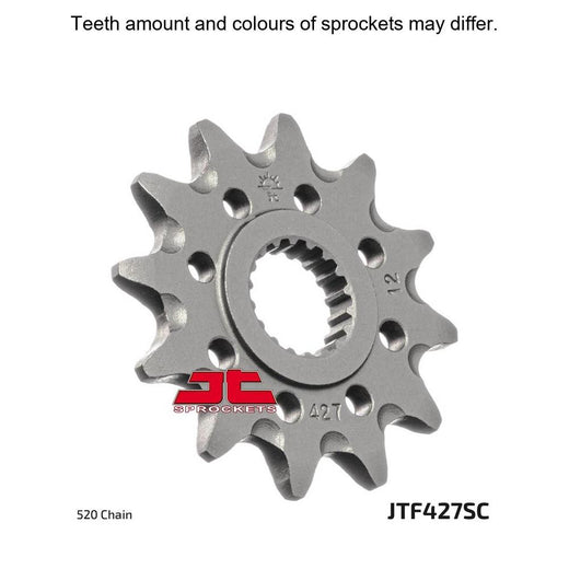 JT Sprockets Self Cleaning Lightweight Front Sprocket - JTF427.12SC - 520 Pitch