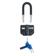 Oxford Boss Alarm 16mm Padlock Black - LK484