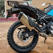 EasyBlock compatible with CF MOTO 450cc MT, showcasing the EasyBlock EBC03 device designed for motorcycle protection.