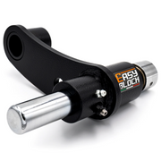 EasyBlock compatible with Honda Forza 350cc, 300cc, and ADV 350cc motorcycle, 2024 model, black engine block cover.