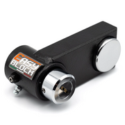 EasyBlock compatible with Husqvarna Norden 901cc and KTM Adventure bikes, showing the engine protection part in black.