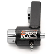 EasyBlock compatible with KTM Duke 990cc motorcycle, showcasing the product designed for bike performance and protection.