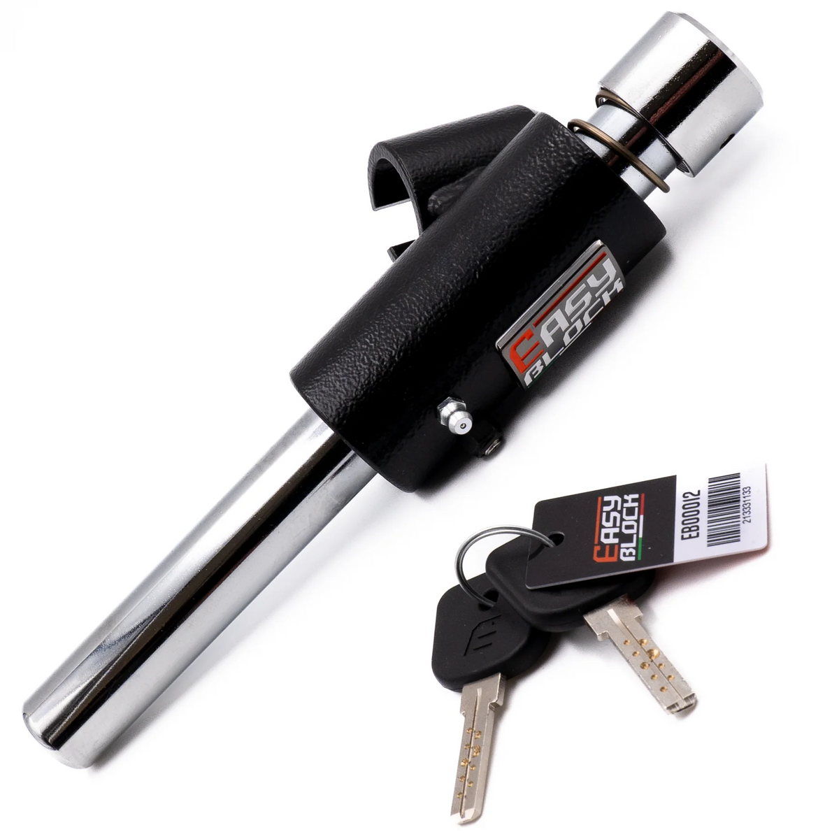 EasyBlock compatible with Kymco X Citing 400, motorcycle part with black and silver components, mounted on the vehicle.