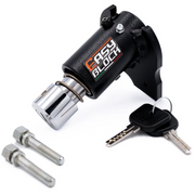EasyBlock compatible with Piaggio Beverly 350 ABS scooter, showcasing the black EasyBlock security lock device.