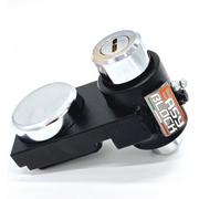 EasyBlock EBV05 compatible with Voge Valico 900cc DSX and BMW F 900cc GS motorcycle engine cover in black.