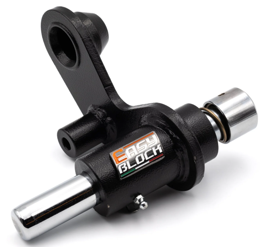 EasyBlock compatible with Yamaha N-Max 125cc and 155cc Tricity (2015-2020), showing the product design and packaging.
