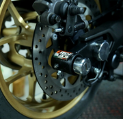 EasyBlock compatible with Yamaha T Max 530cc and 560cc motorcycles, 2012-2024, showcasing the EasyBlock product with Yamaha T Max.