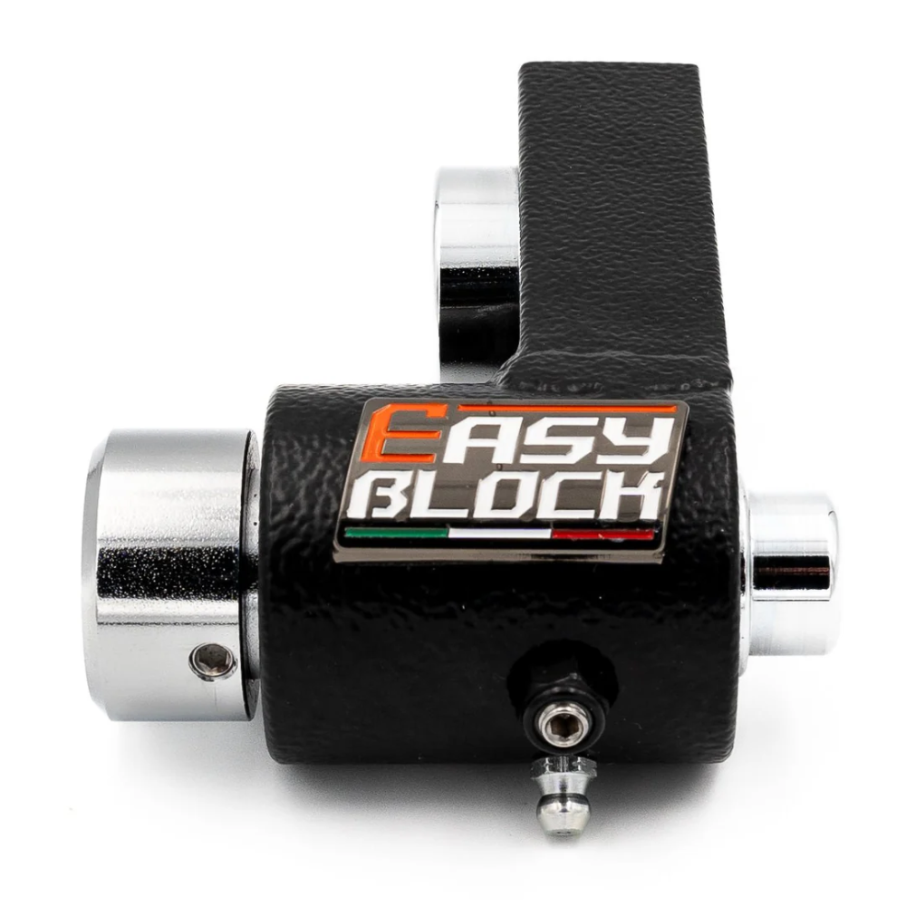 EasyBlock compatible with Yamaha Tracer 700 2025 motorcycle, black protective accessory, designed for durability and style.