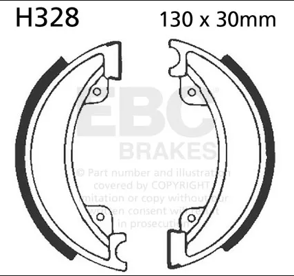 EBC Brakes, Brake shoe - H328